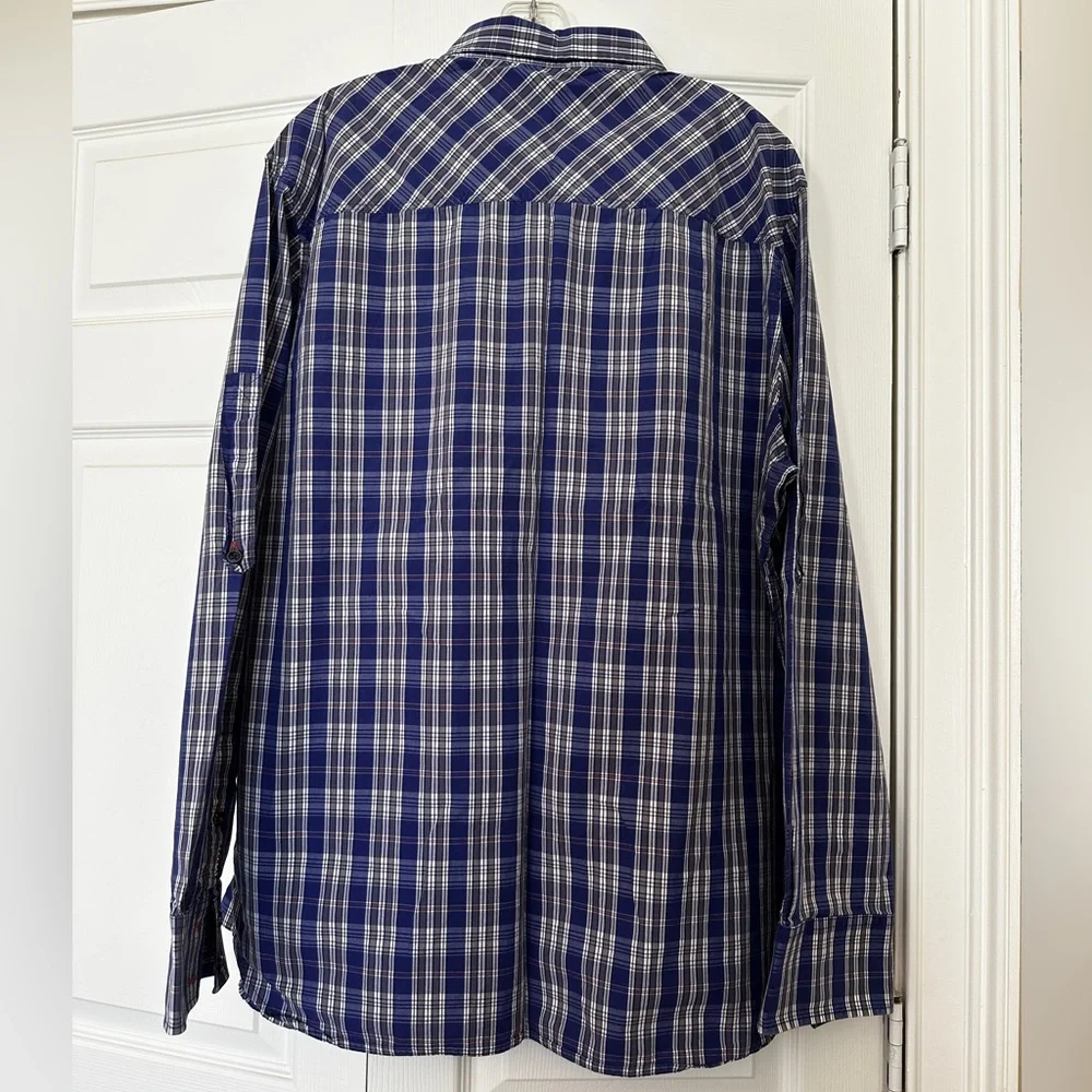 Cavi Blue Button Down Shirt - Picture 2 of 4